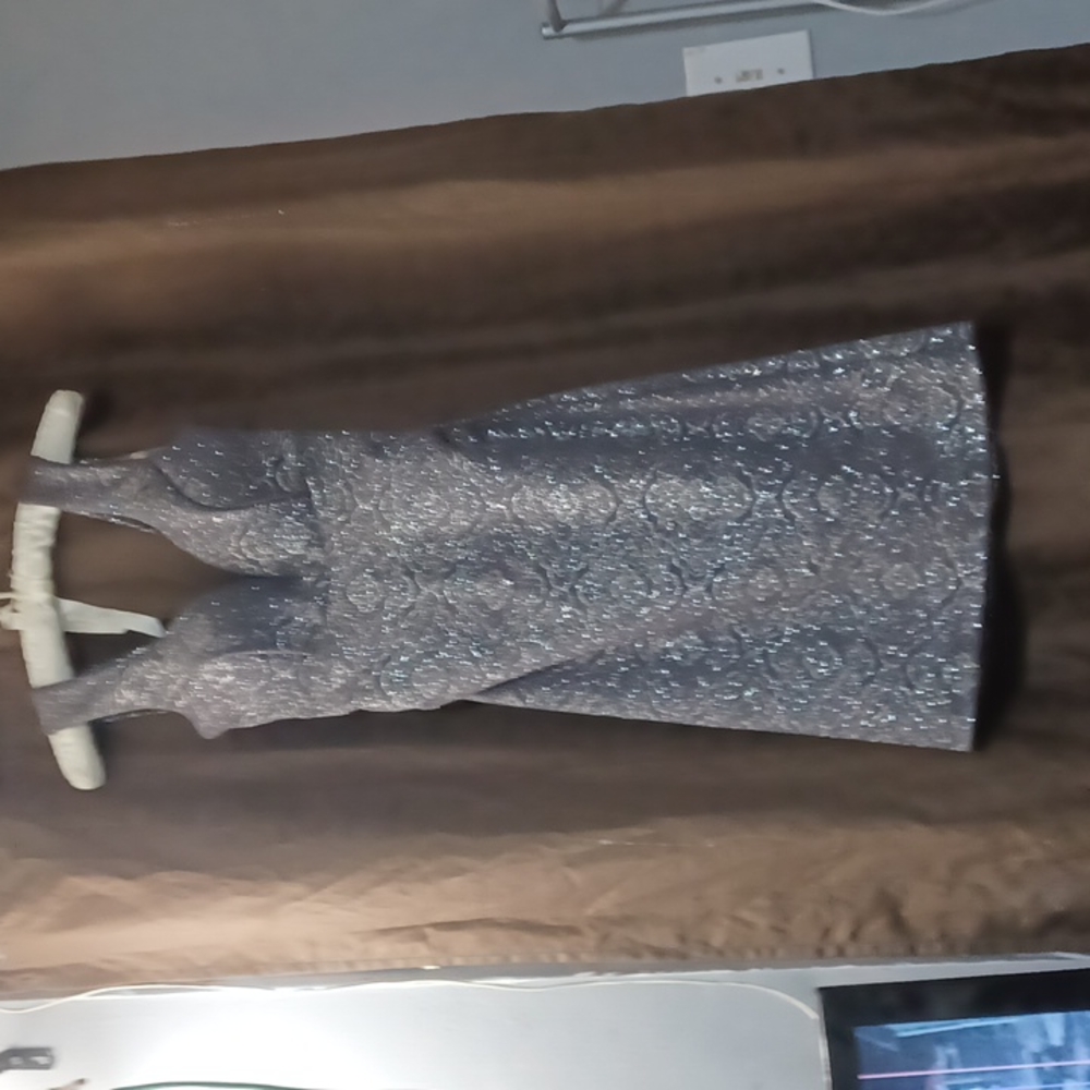 Honey and Rosie Dark gray short dress very pretty size small